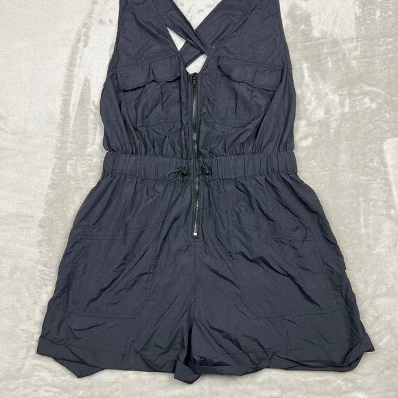 Free People FP Movement Noiseless Back On Trek Shortsie Romper Women's Small - Picture 3 of 7